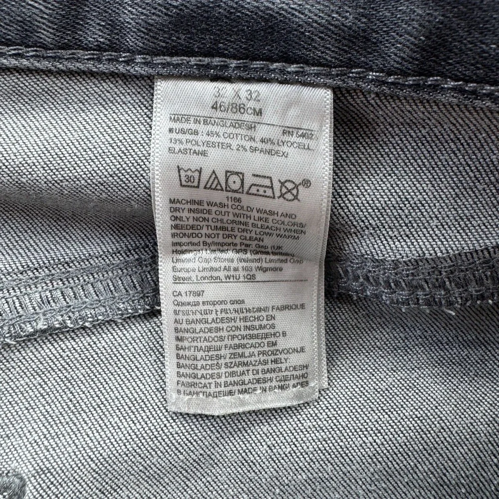 Banana Republic Traveler Jeans 32x29 Gray Straight Fit Stretch‎ Soft Denim